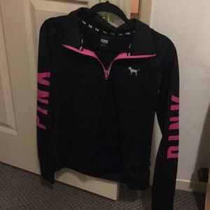 Pink Quarter Zip Victoria’s Secret Sweatshirt